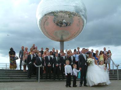 Wedding Party at The Mirror Ball Blackpool