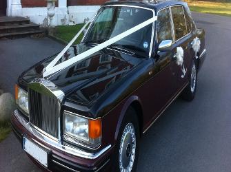 Rolls Royce Wedding Car Outside Lytham Hall