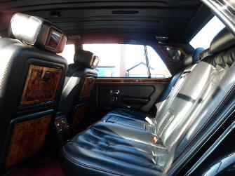 The Interior of our Rolls Royce Wedding Car